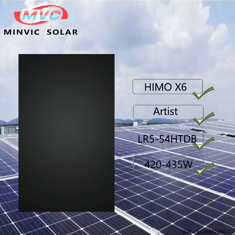 Solar Panel 200W - LONGI HIMOX6 Artist LR5-54HTDB-420-435M Ultra Black