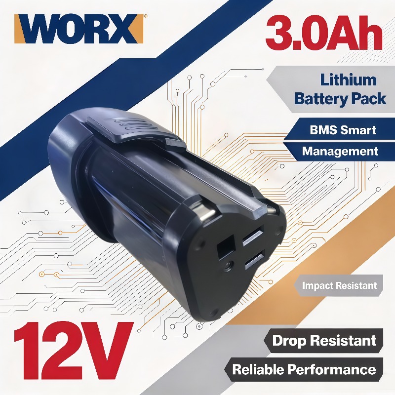 Lithium Battery 12V - 12V 3.0Ah Rechargeable Lithium Battery Fit