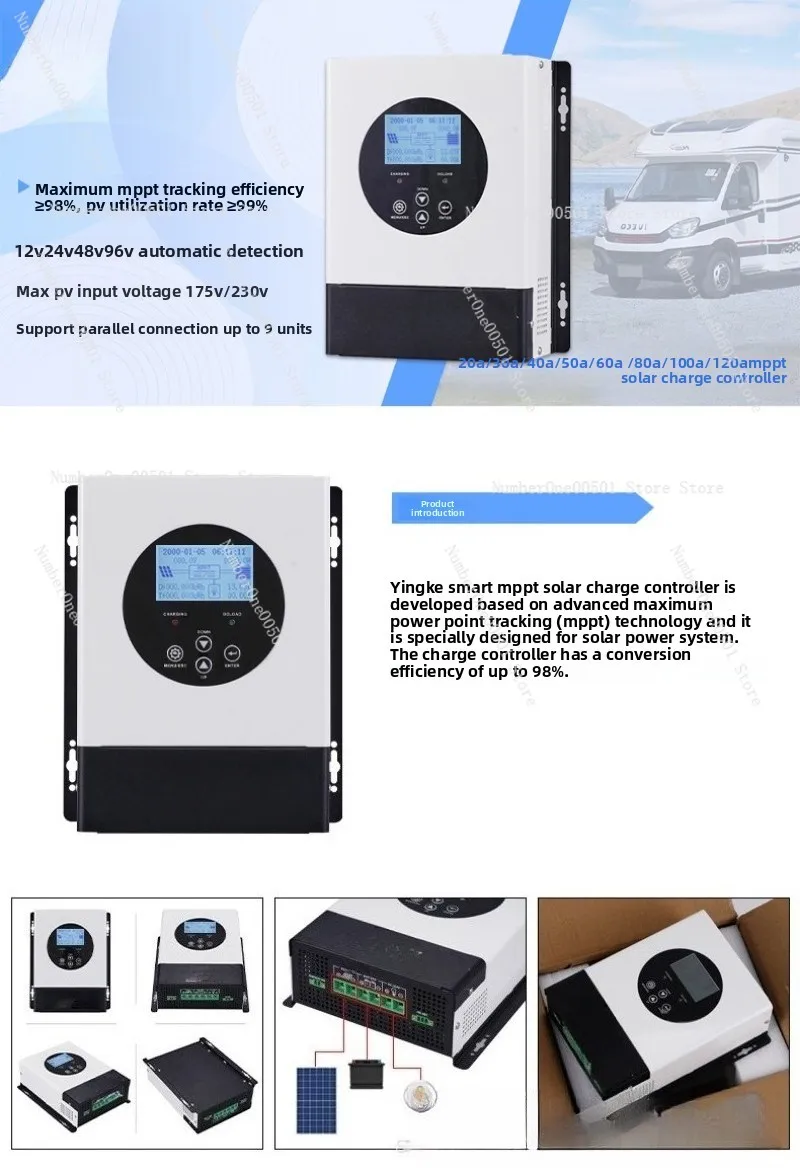 60A MPPT solar charging contro - đánh giá và giá Charge Controller Solar