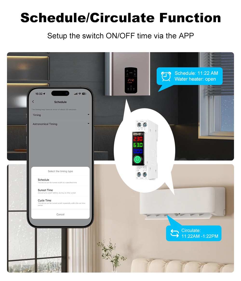 Manhot WiFi Circuit Breaker LE - đánh giá và giá Energy Monitor Meter