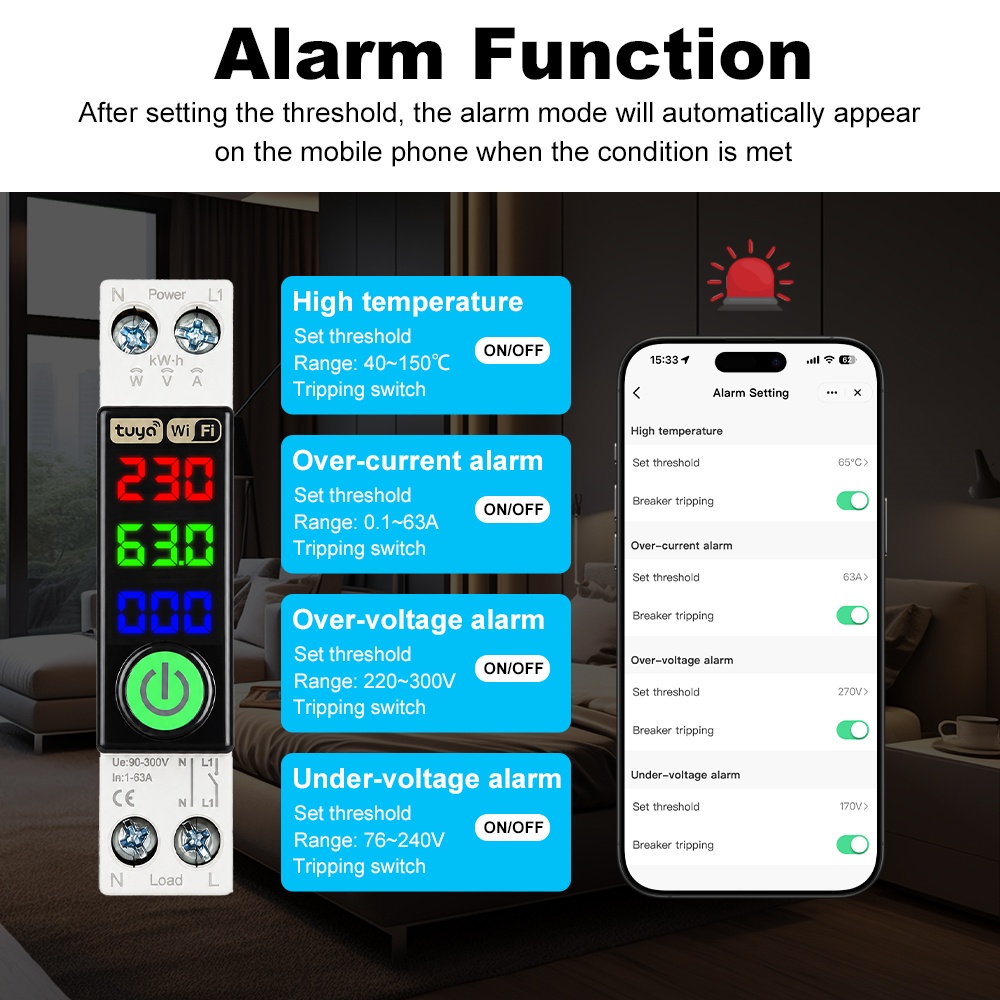 Manhot WiFi Circuit Breaker LE - đánh giá và giá Energy Monitor Meter