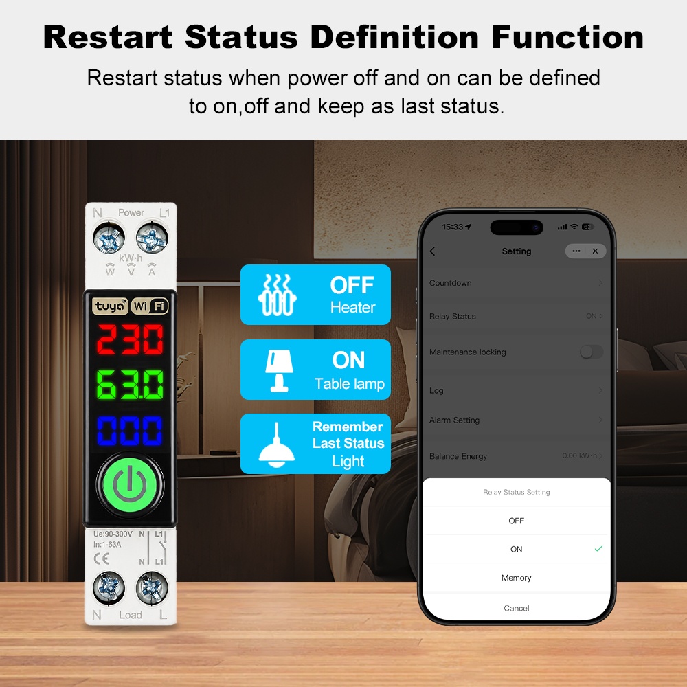 Manhot WiFi Circuit Breaker LE - đánh giá và giá Energy Monitor Meter