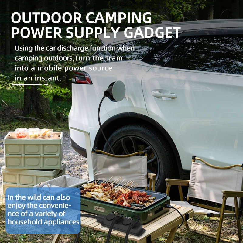 Portable 16A 4KW V2L Cable Ele - đánh giá và giá Outdoor Power Station