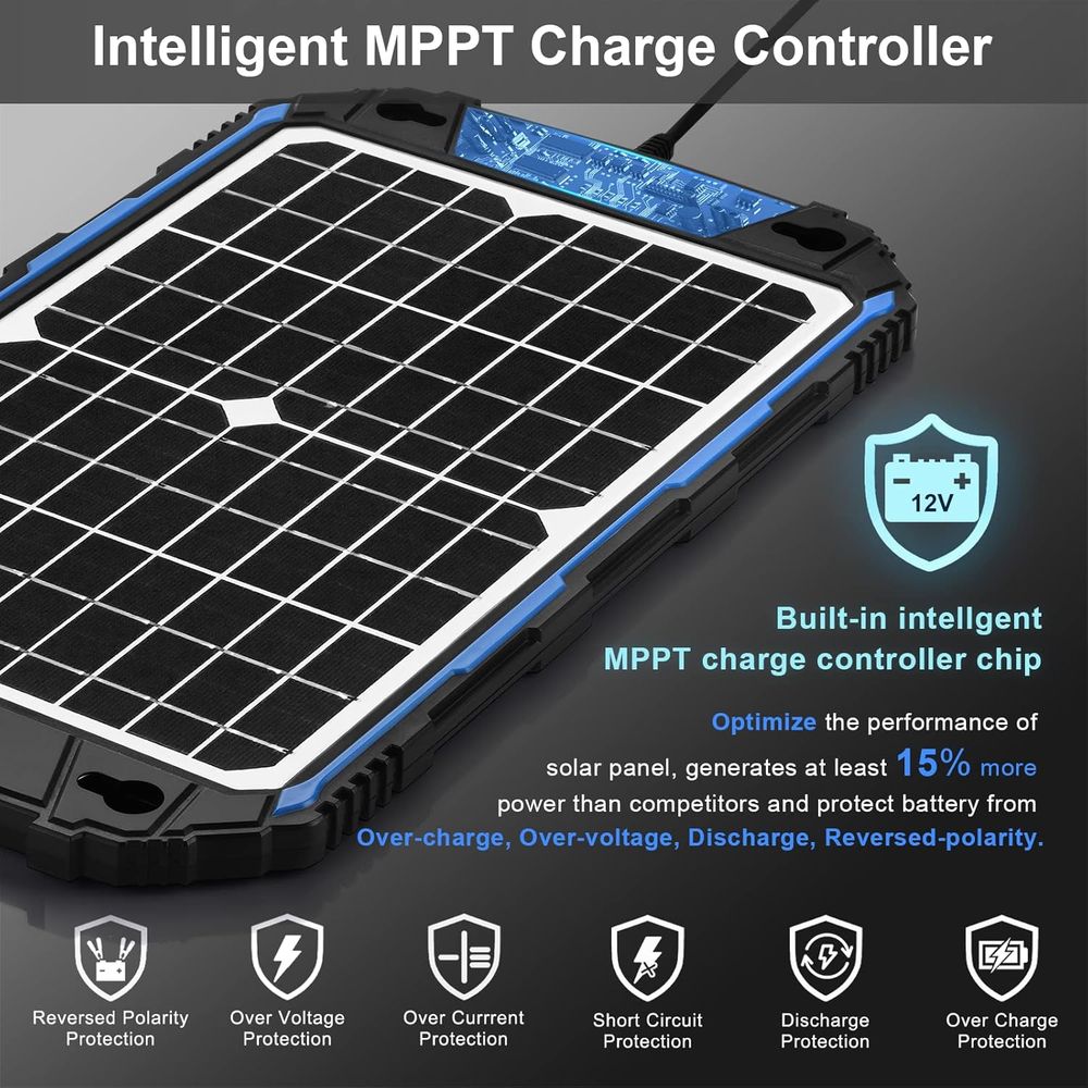 Waterproof 12W 12V Solar Batte - đánh giá và giá Solar Panel